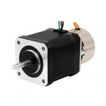Двигатель шаговый с тормозом 42BYGH47-401AS-S (NEMA 17, 0.55 Нм, 1.7 А, 1.8°)