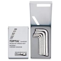 Набір ключів SPLINE Г-подібних TOPTUL М5-М12