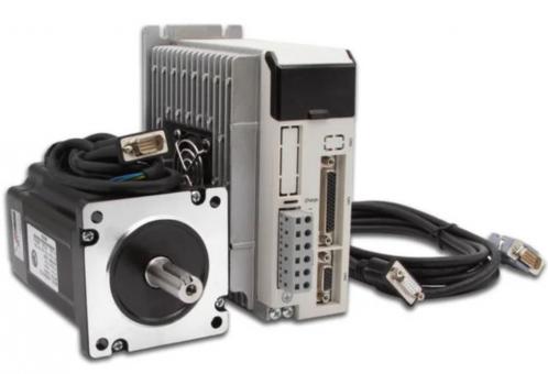 Шаговый двигатель с энкодером, замкнутого типа NEMA34 86HSE12N-BC38 с гибридным серводрайвером HSS758