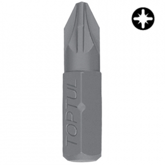Бита крестовая TOPTUL PZ3 1/4" 25 мм