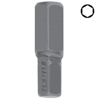 Бита HEX 8 мм 5/16" L30 мм TOPTUL