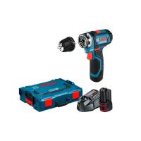 Акумуляторний дриль-шуруповерт Bosch GSR 12V-15 FC (L-Boxx)