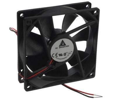 Вентилятор (кулер) DC 92х92, 12V, 0.12A (2 pin)