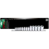 Набір головок TORX на планці TOPTUL 1/4"-1/2" E4-E24 14 од.