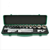 Набір головок з тріскачкою 1/2" 16 од. (6-гр.) TOPTUL