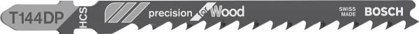 Пилки для лобзиков Bosch T 144 DP, HCS 100 шт.
