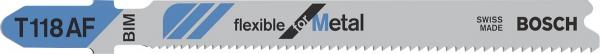 Пилки для лобзиков Bosch T 118 AF, BIM 100 шт.