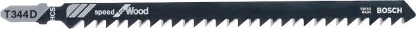 Пилки для лобзиков Bosch T 344 D, HCS 3 шт.