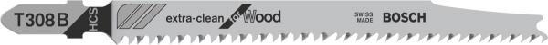 Пилки для лобзиков Bosch Т 308 В, HCS 3 шт.