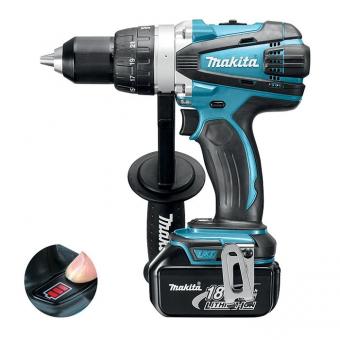 Аккумуляторная дрель-шуруповерт Makita DDF 458 RFJ