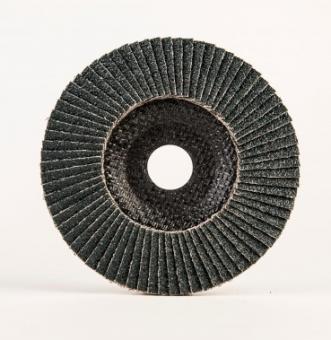 Пелюстковий тарілчастий круг Wendt Basic Powerflex корунд цирконій E60 тип K11 115x22,23 мм пластиковий диск